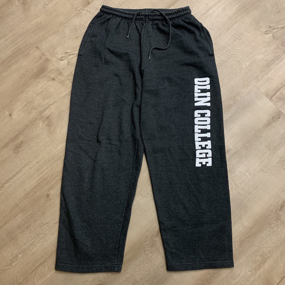 Pennant Olin College Of Engineering Grey Sweatpants Men's Medium M Open Hem MA
